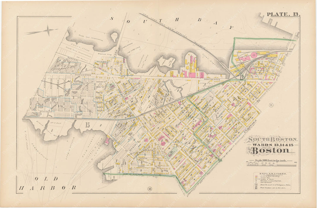 Boston, Massachusetts 1882 Plate 013