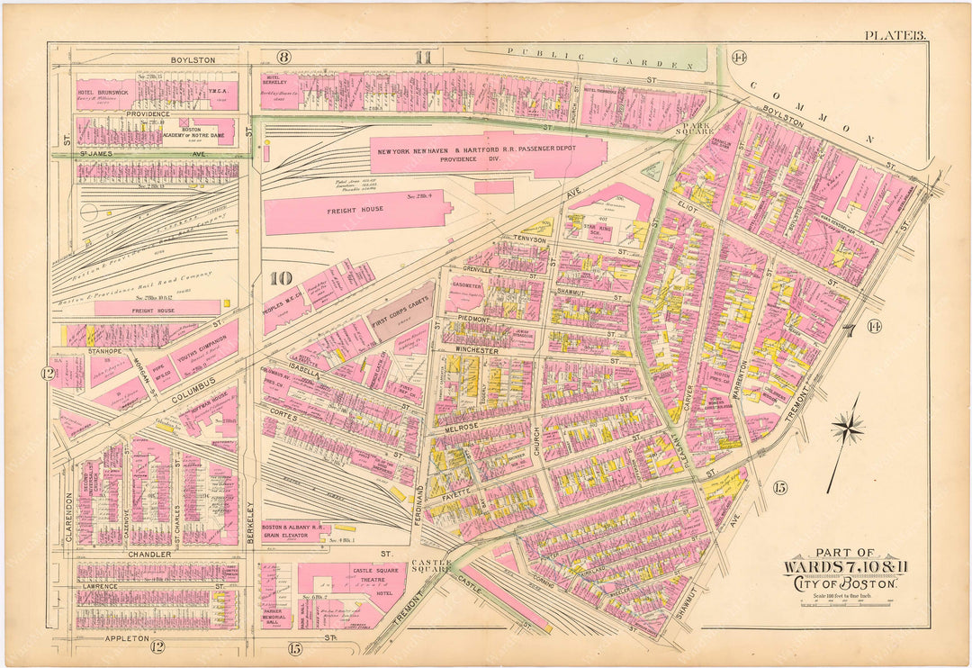 Boston, Massachusetts 1895 Plate 013