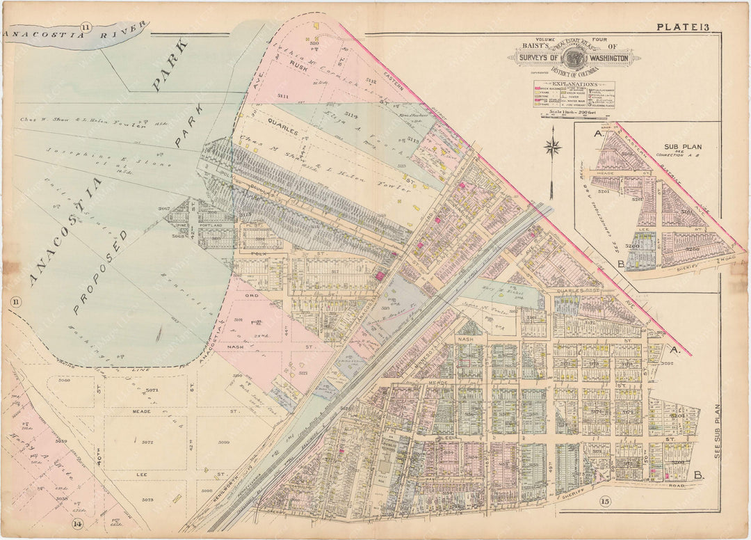 Washington, D.C. 1927 Vol. 4, Outer NE/SE, Plate 013