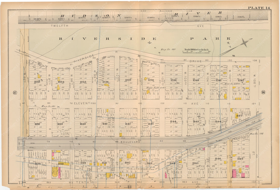 Manhattan, New York 1884 Vol 2: Plate 014