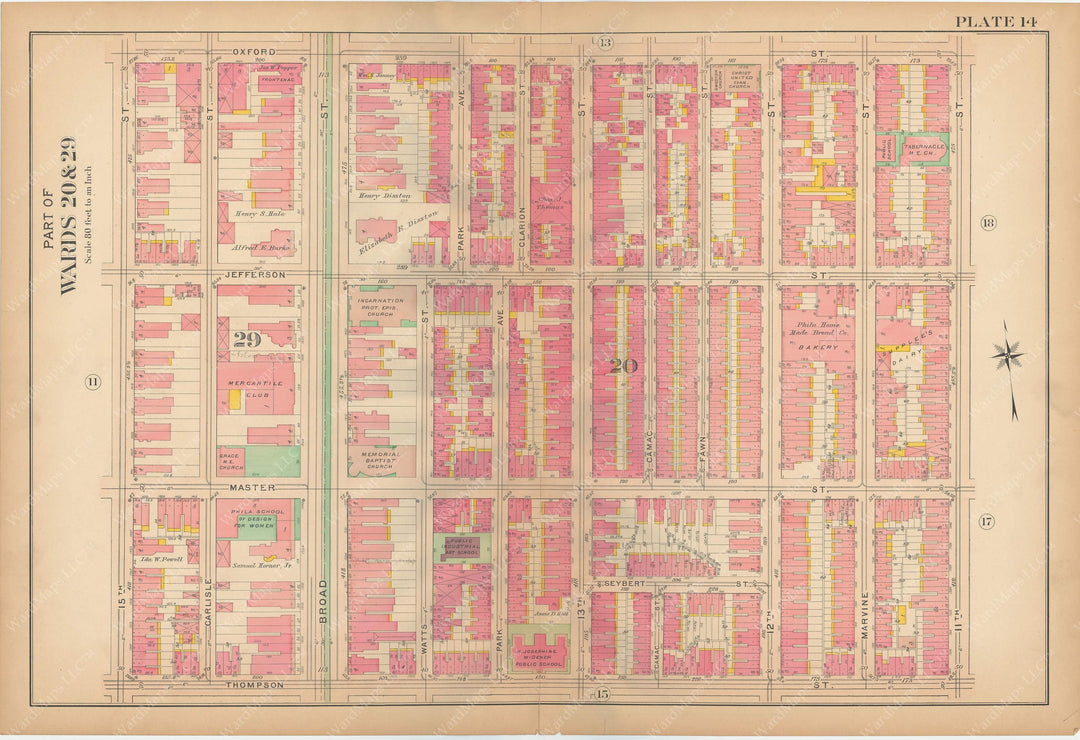 Philadelphia, Pennsylvania 1907 Plate 014