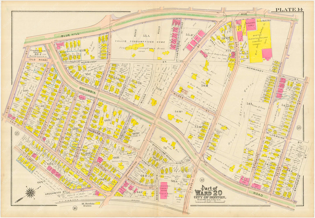 Dorchester, Massachusetts 1910 Plate 014