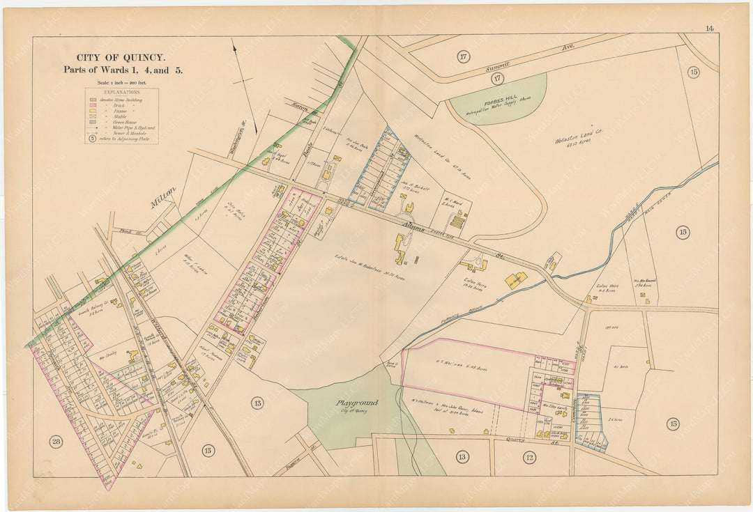 Quincy, Massachusetts 1897 Plate 014