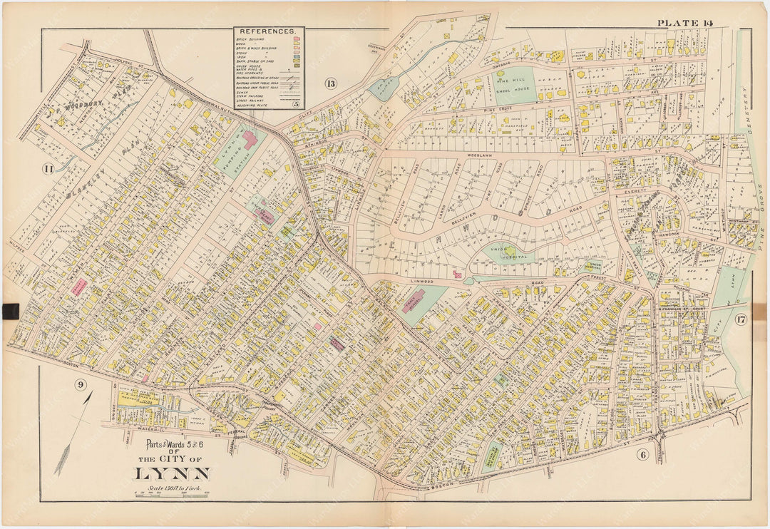 Greater Lynn, Massachusetts 1905 Plate 014