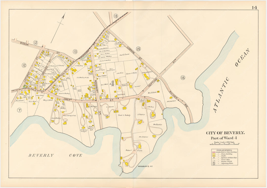 Beverly, Massachusetts 1907 Plate 014