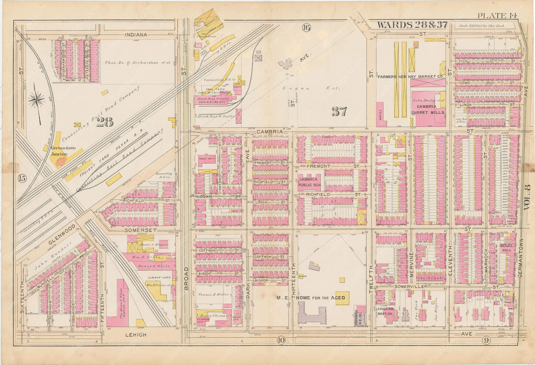 Philadelphia, Pennsylvania 1894 Plate 014