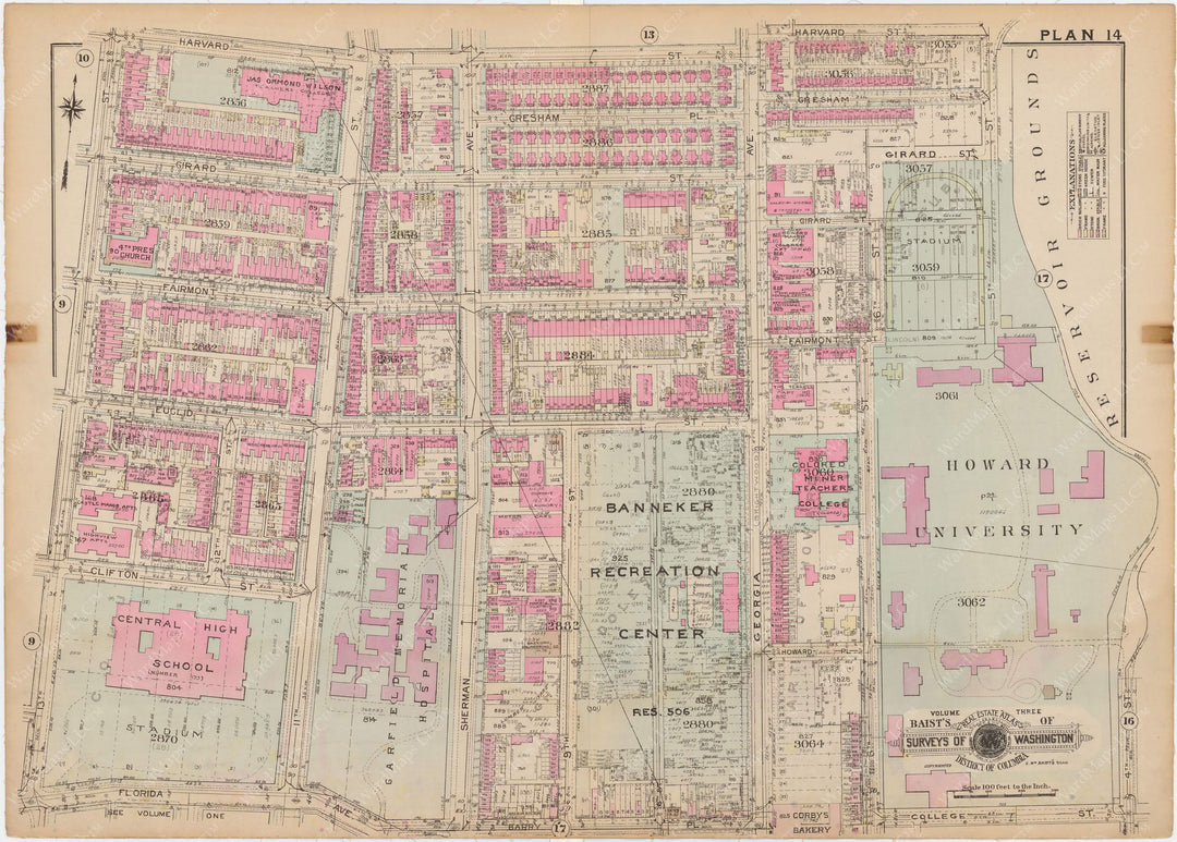 Washington, D.C. 1937 Vol. 3, Outer NW, Plate 014