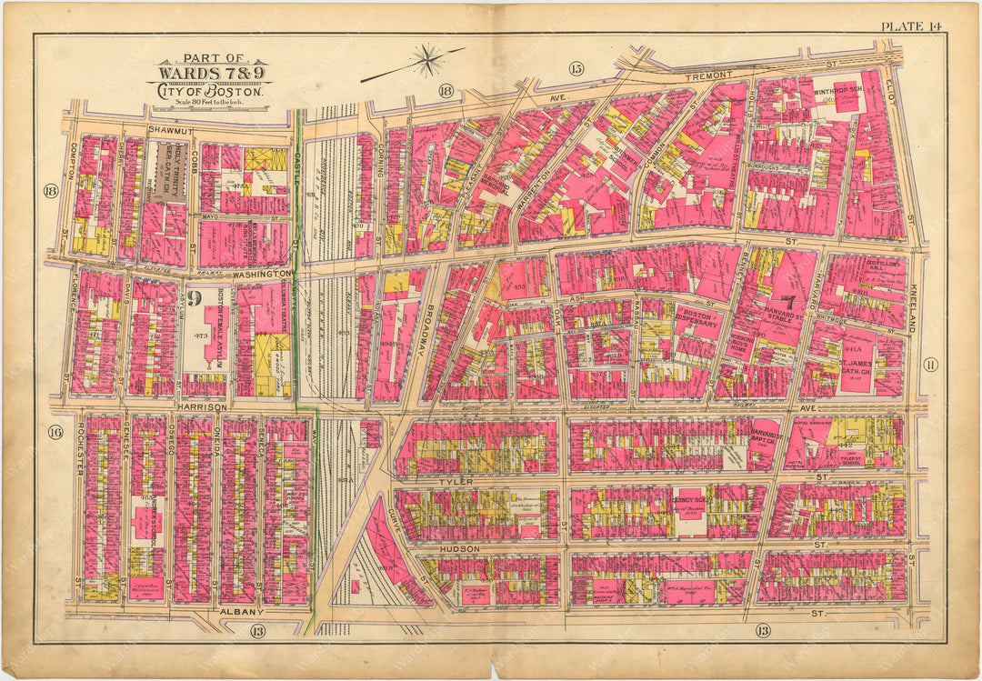 Boston, Massachusetts 1902 Plate 014