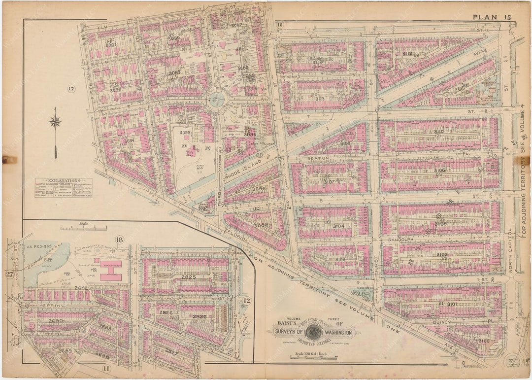 Washington, D.C. 1937 Vol. 3, Outer NW, Plate 015