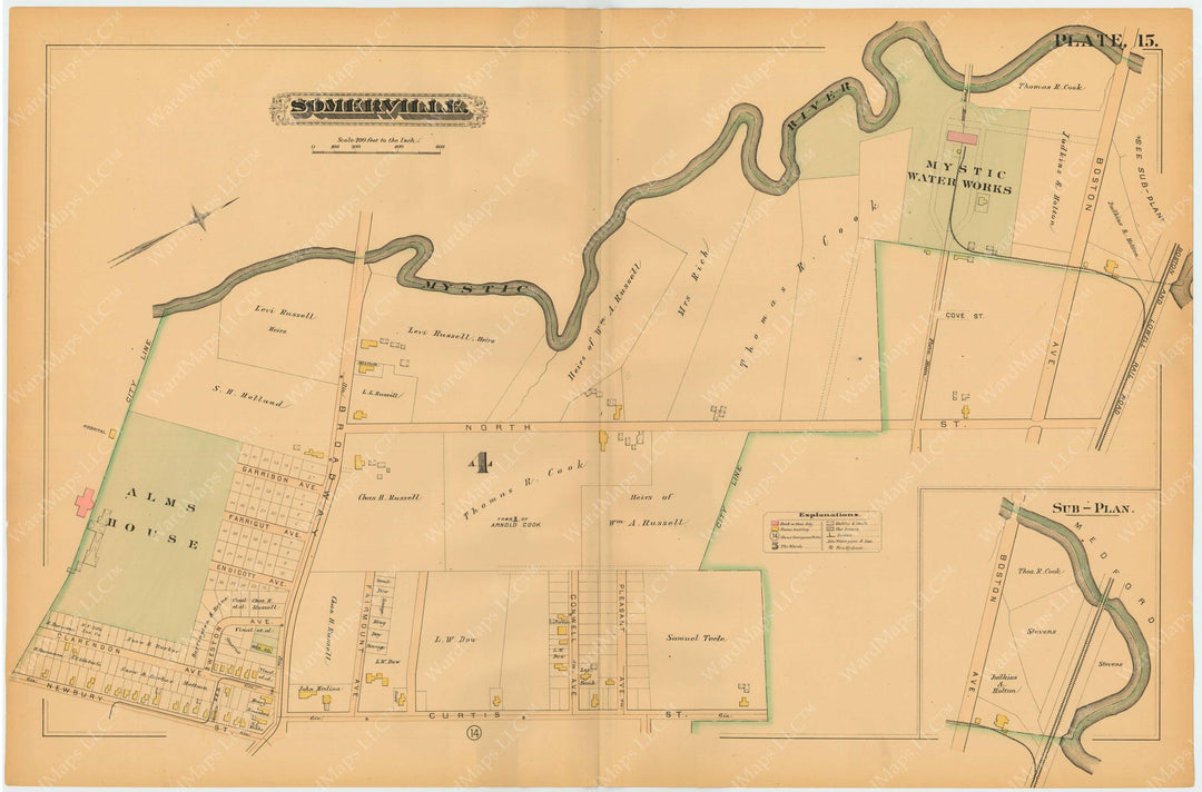 Somerville, Massachusetts 1884 Plate 015