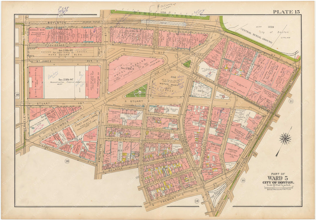 Boston, Massachusetts 1938 Plate 015