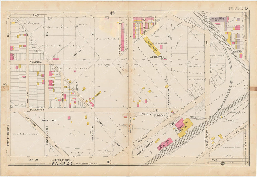 Philadelphia, Pennsylvania 1894 Plate 015