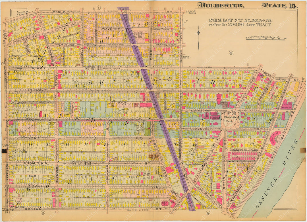 Rochester, New York 1910 Plate 015