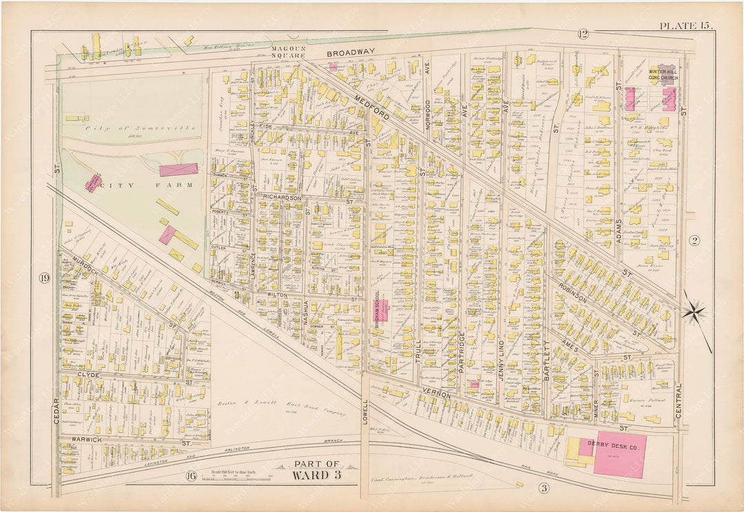 Somerville, Massachusetts 1895 Plate 015