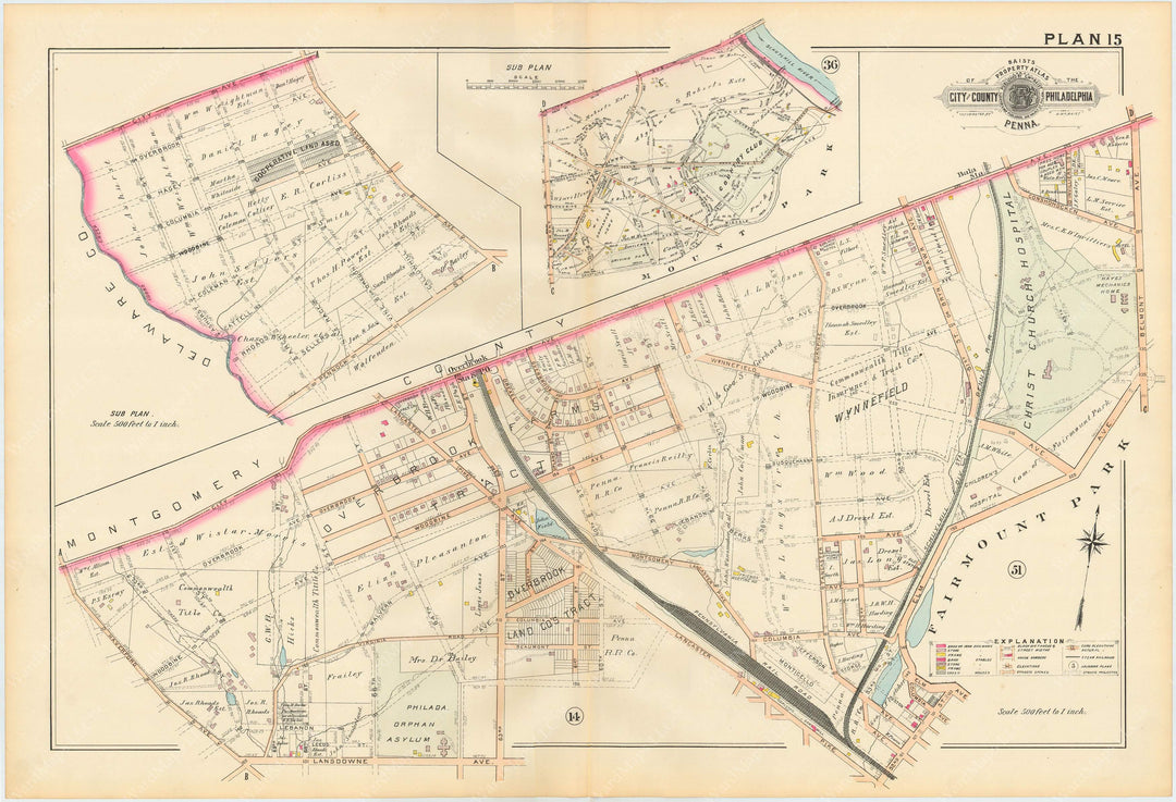 Philadelphia, Pennsylvania 1895 Plate 015