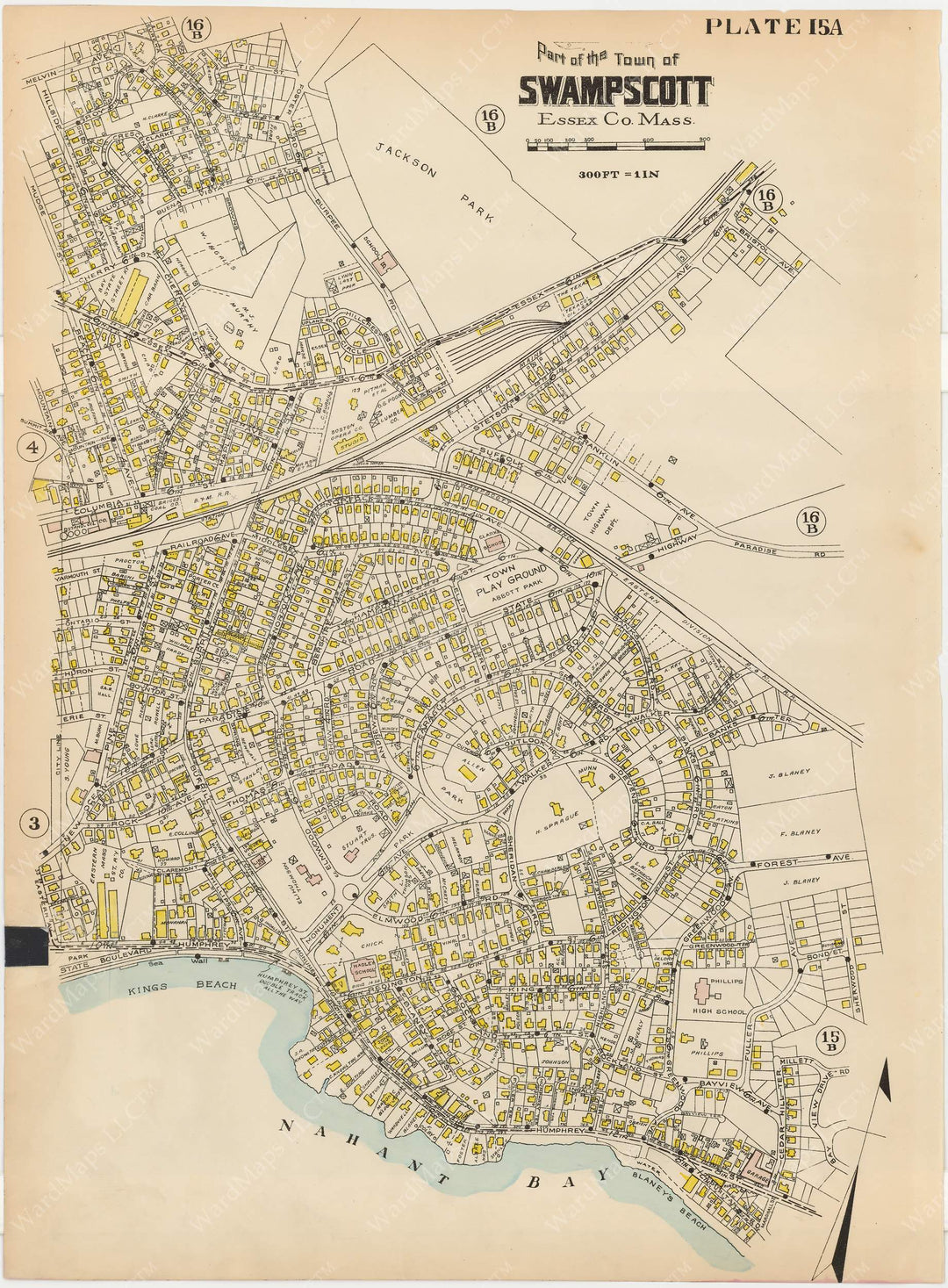 Greater Lynn, Massachusetts 1924 Plate 015A: Swampscott