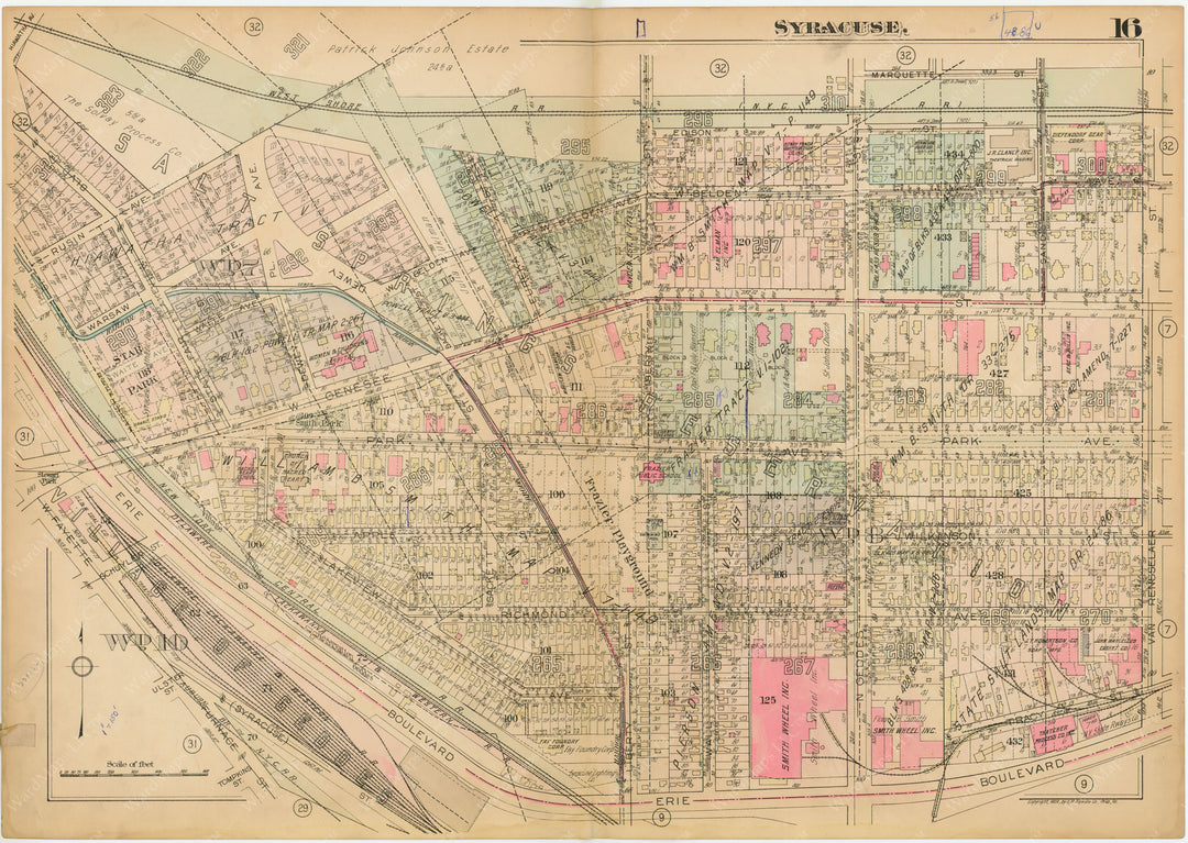 Syracuse, New York 1924 Plate 016