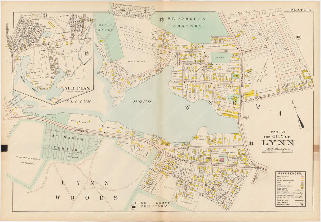 Greater Lynn, Massachusetts 1905 Plate 016