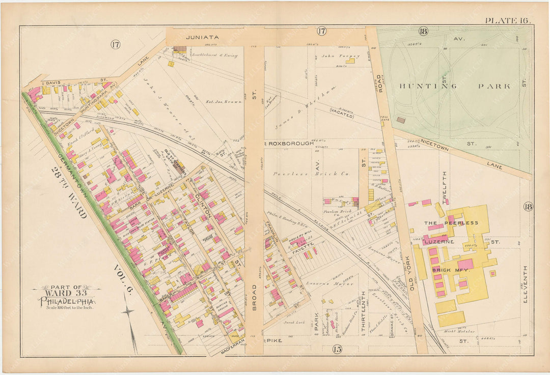 Philadelphia, Pennsylvania 1891 Plate 016