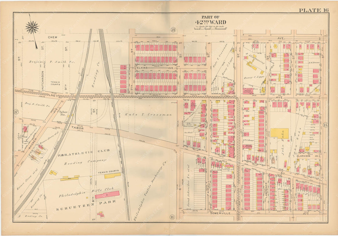 Philadelphia, Pennsylvania 1913 Plate 016