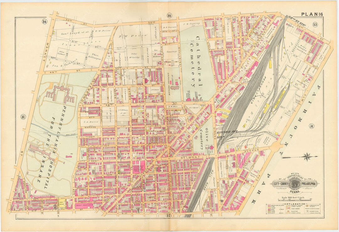 Philadelphia, Pennsylvania 1895 Plate 016