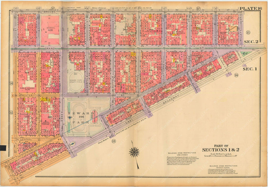 Manhattan, New York 1922 (1935) Vol. 1: Plate 016