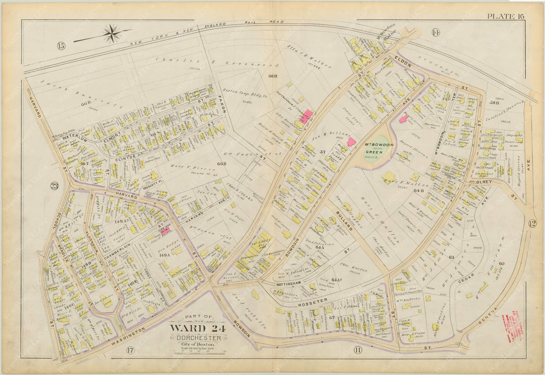 Dorchester, Massachusetts 1894 Plate 016