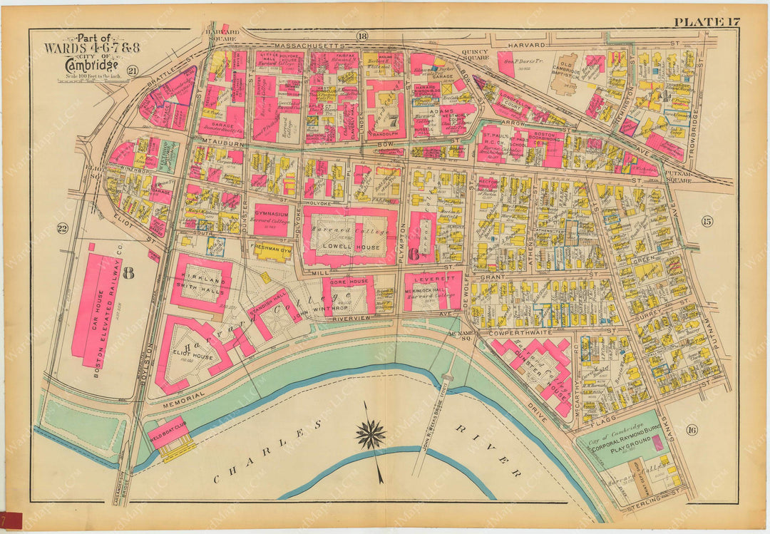 Cambridge, Massachusetts 1930 Plate 017