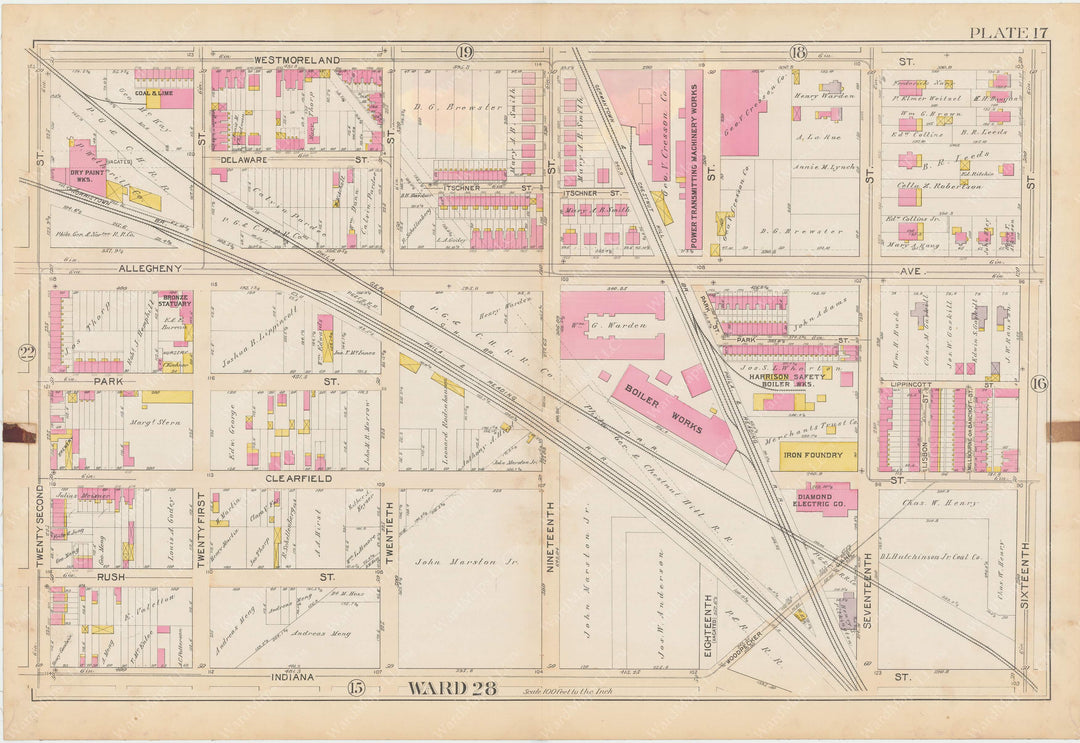 Philadelphia, Pennsylvania 1894 Plate 017