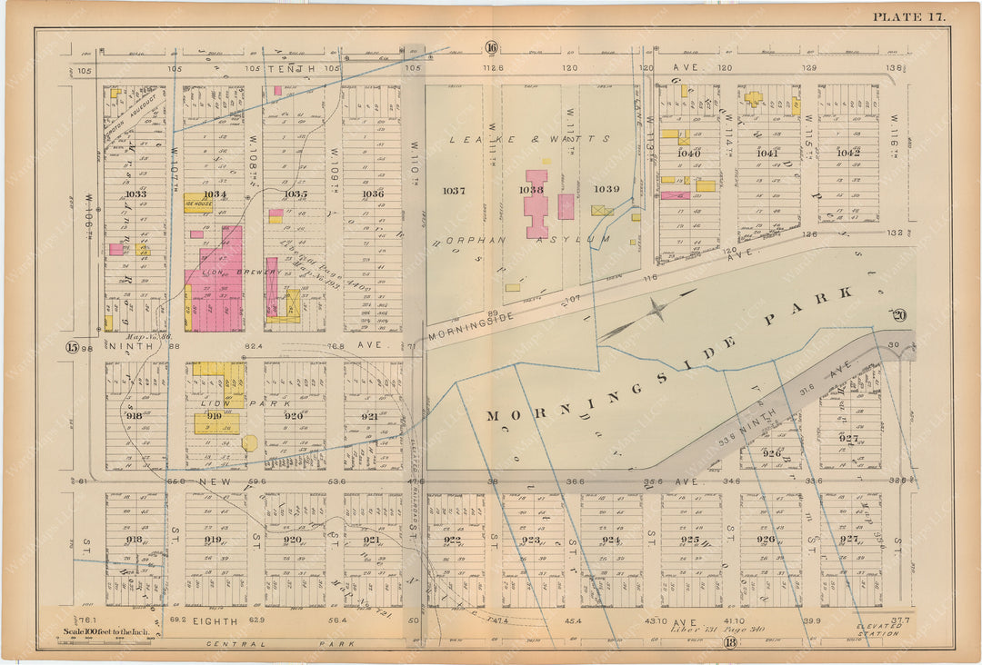 Manhattan, New York 1884 Vol 2: Plate 017