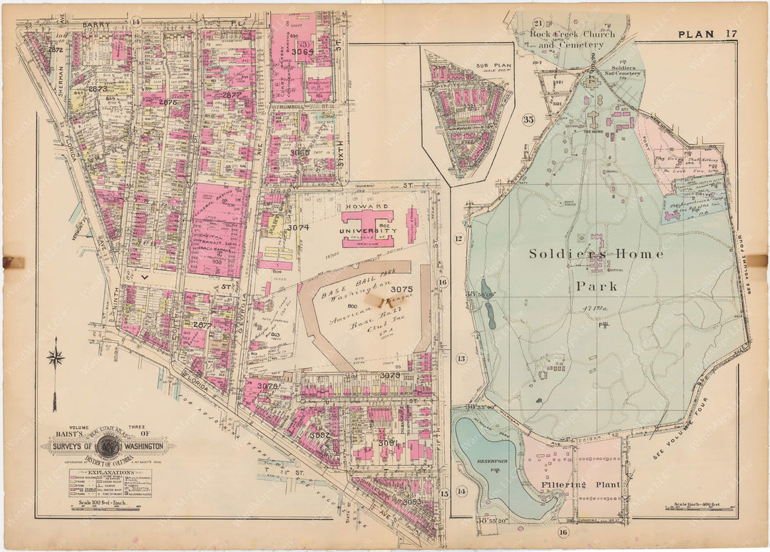 Washington, D.C. 1937 Vol. 3, Outer NW, Plate 017