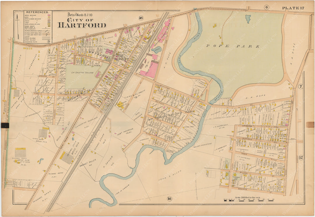 Hartford, Connecticut 1896 Plate 017