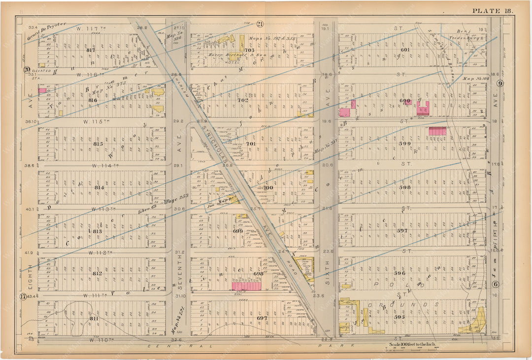 Manhattan, New York 1884 Vol 2: Plate 018