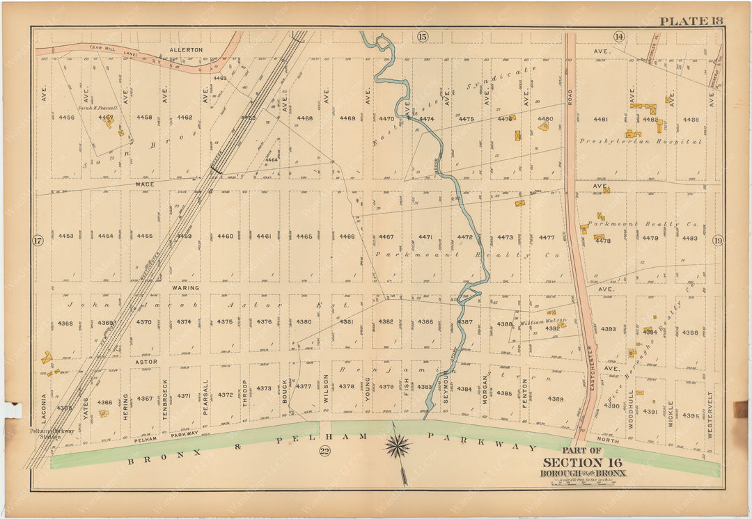 The Bronx, New York 1913 Plate 018