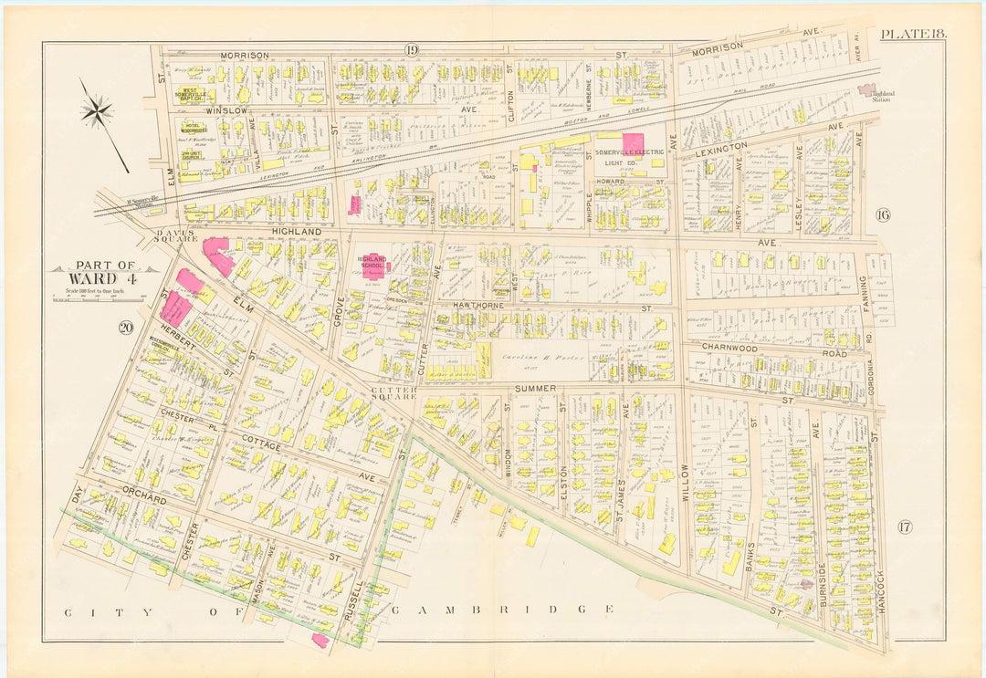 Somerville, Massachusetts 1895 Plate 018