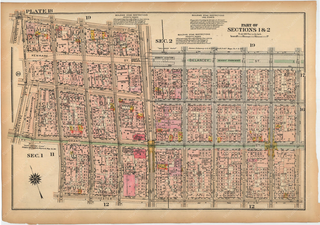 Manhattan, New York 1925 Plate 018 (from Vol. 1)