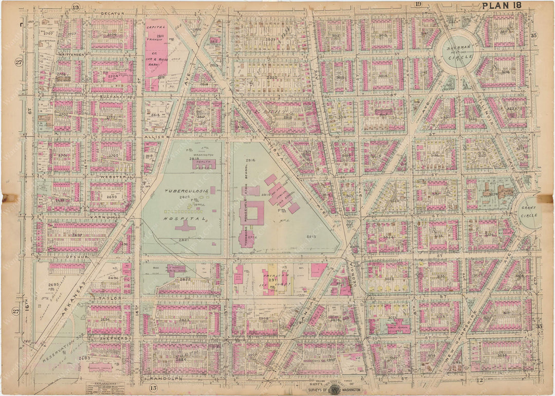 Washington, D.C. 1937 Vol. 3, Outer NW, Plate 018