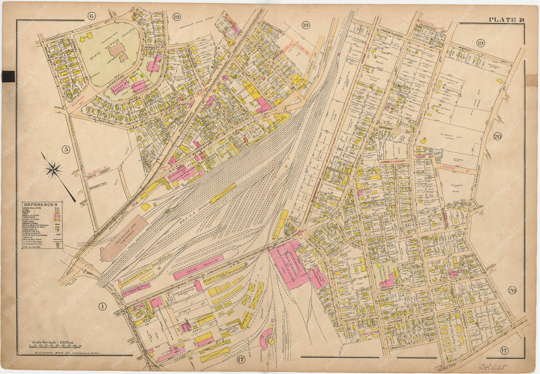 Worcester, Massachusetts 1911 Plate 018