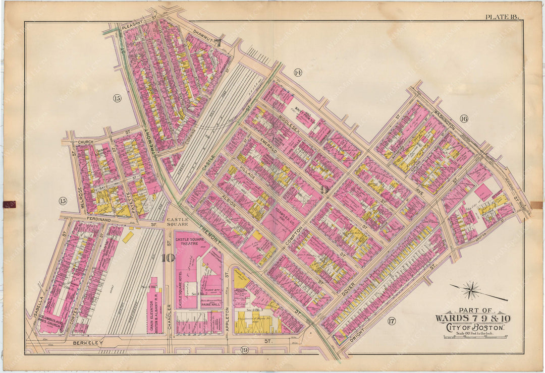 Boston, Massachusetts 1898 Plate 018