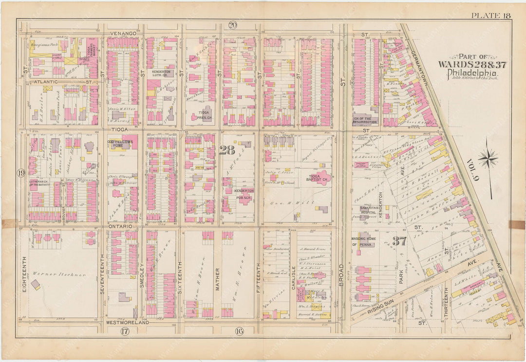 Philadelphia, Pennsylvania 1894 Plate 018