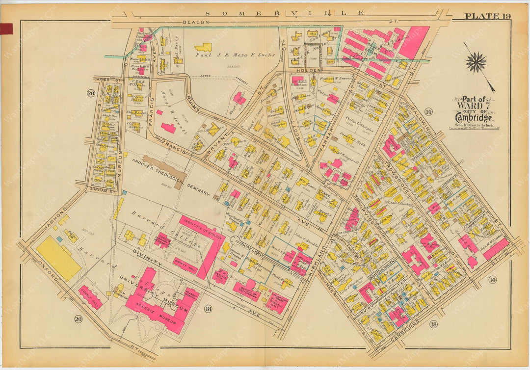 Cambridge, Massachusetts 1930 Plate 019