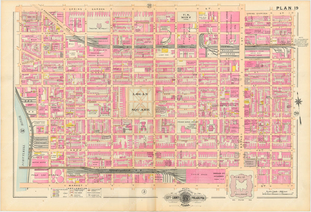 Philadelphia, Pennsylvania 1895 Plate 019