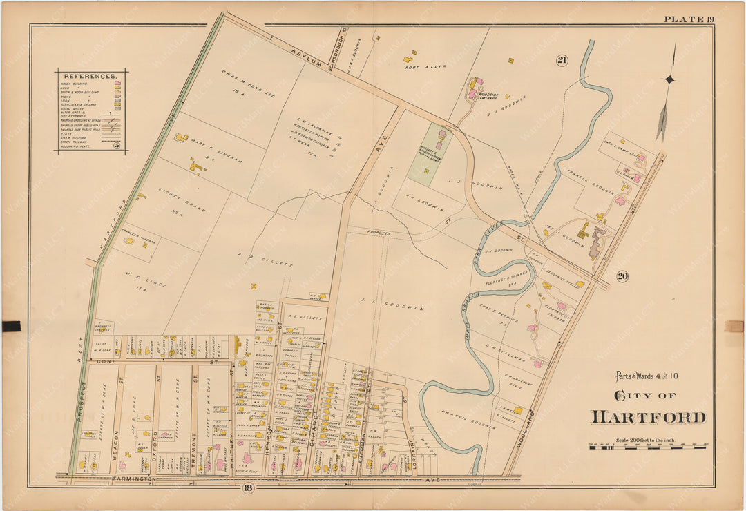 Hartford, Connecticut 1896 Plate 019