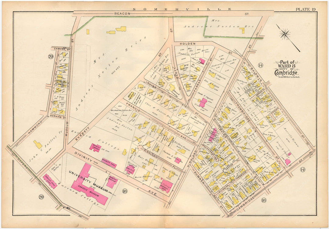 Cambridge, Massachusetts 1903 Plate 019