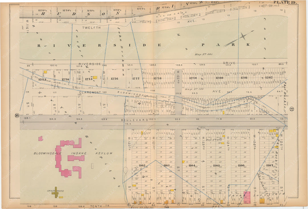 Manhattan, New York 1884 Vol 2: Plate 019