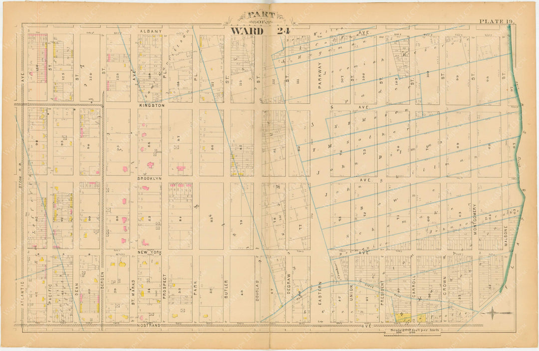 Brooklyn, New York 1880 Plate 019