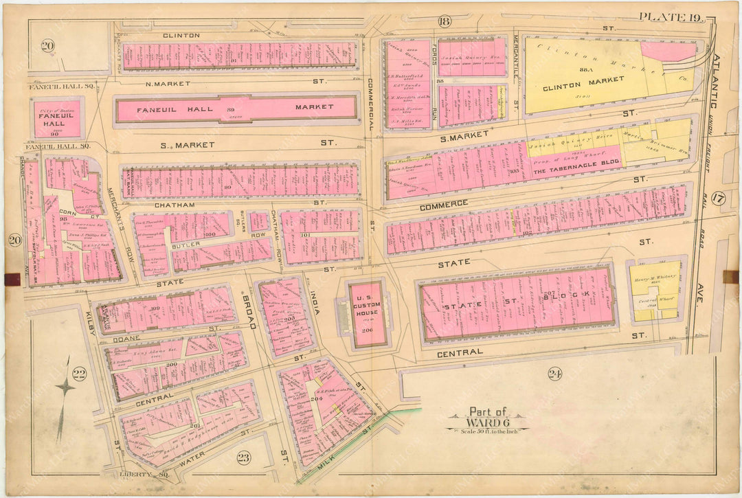 Boston, Massachusetts 1888 Vol. 1 Plate 019