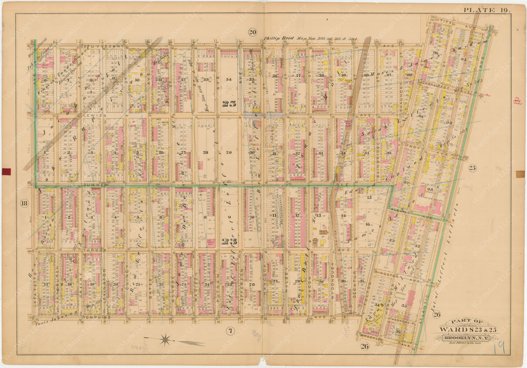 Brooklyn, New York 1886 Plate 019