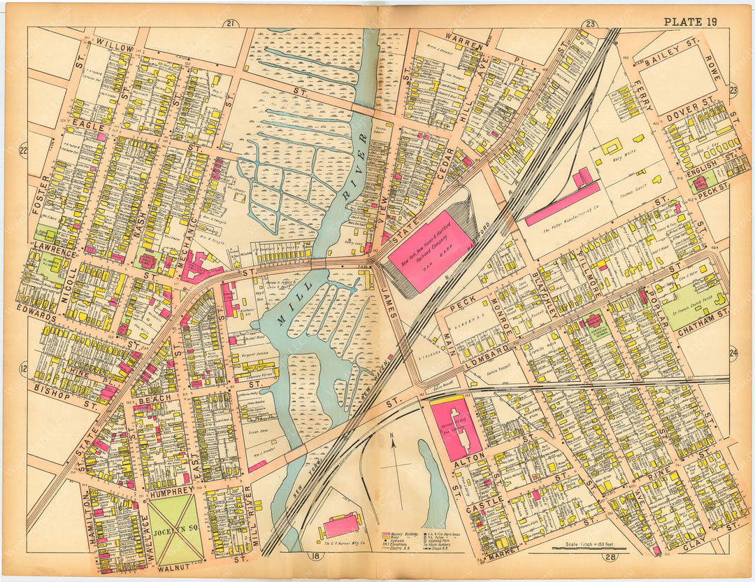 New Haven, Connecticut 1911 Plate 019