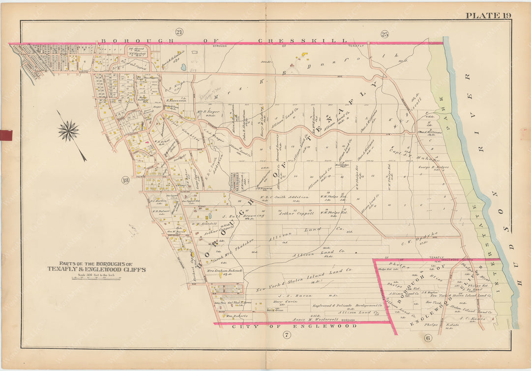 Bergen County, New Jersey, Vol. 1, 1912 Plate 019: Tenafly